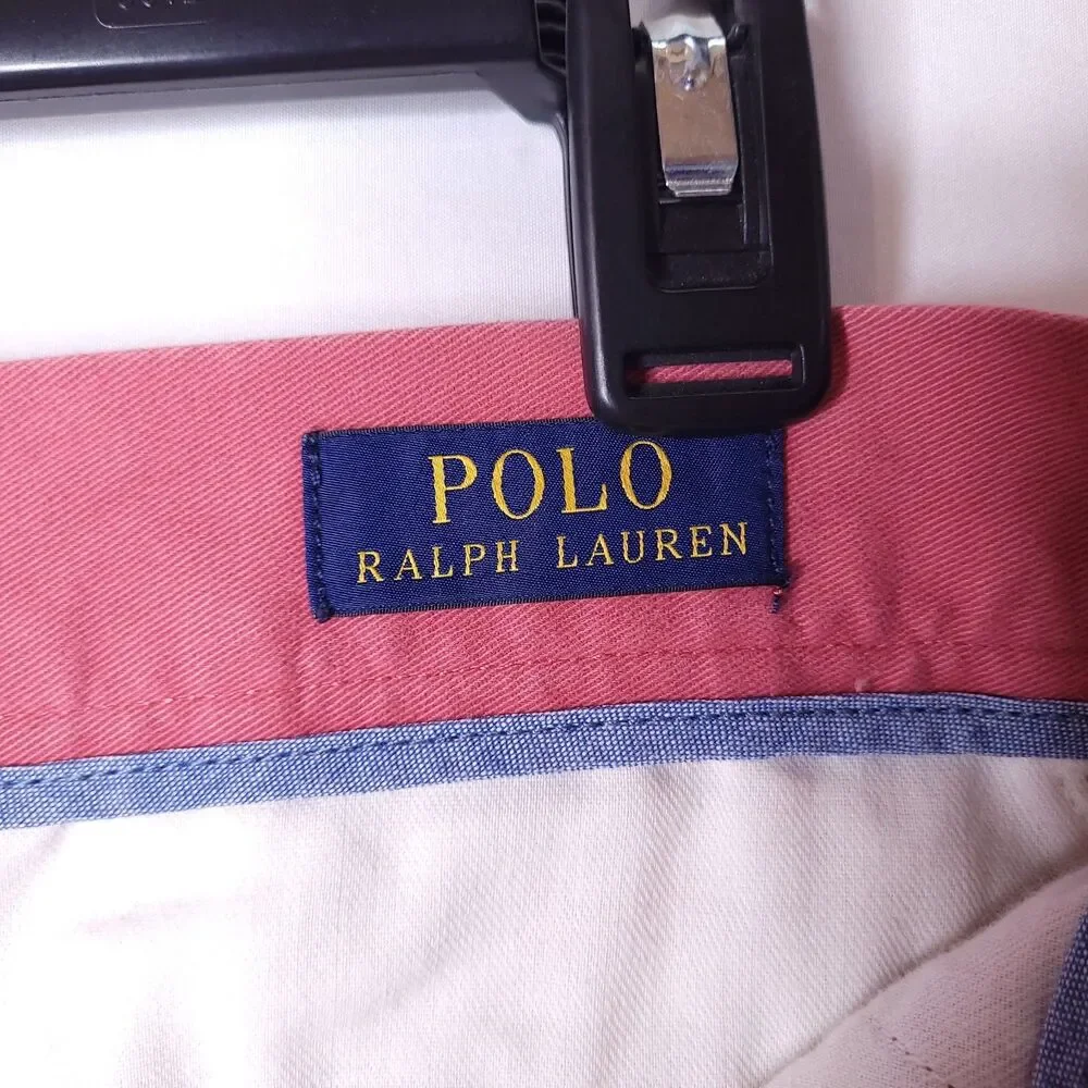 Polo Ralph Lauren Chino Shorts Mens 30 Red Classic Fit 9